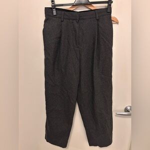 Acne Studios Charcoal Gray Wol Pants